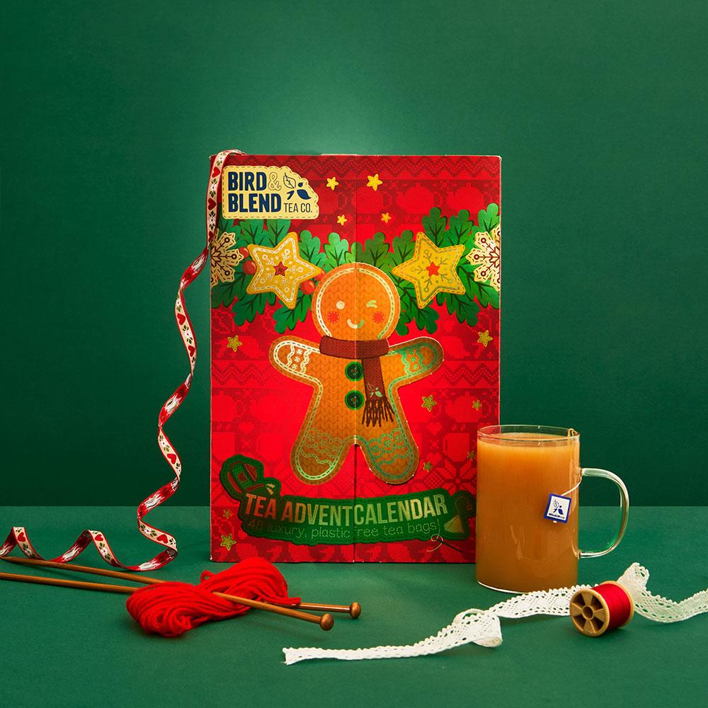 regular tea advent calendar front of box