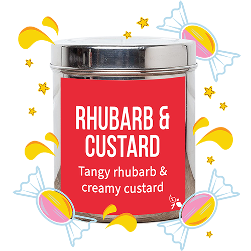 rhubarb and custard flavoured rooibos tea