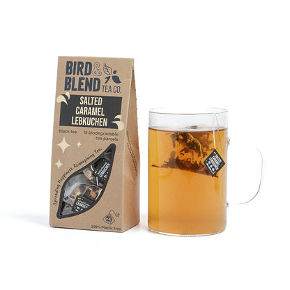 Salted caramel lebkuchen tea gift pack and mug