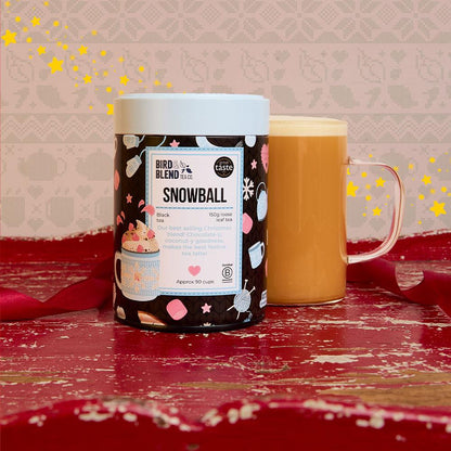 snowball custom caddy with hot tea