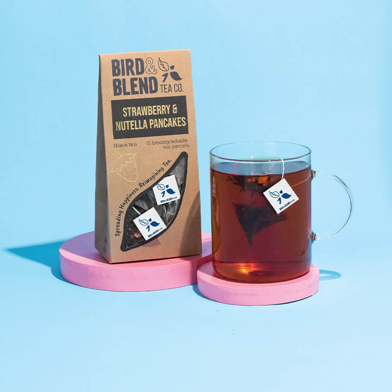 Strawberry & Nutella Pancakes Tea Bag Gift Bird & Blend Tea Co.