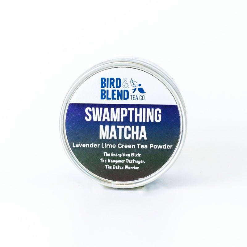 swampthing matcha tin