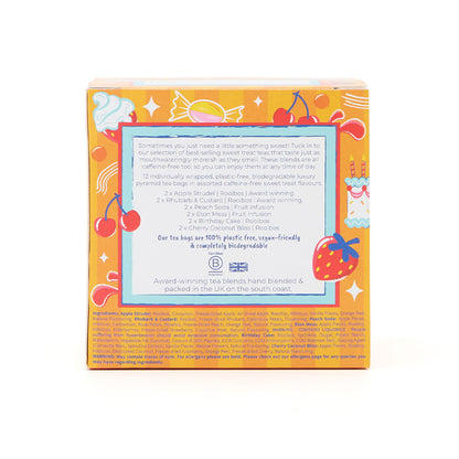sweet treat tea cube back of packaging
