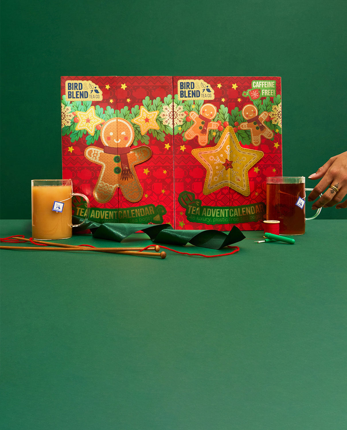 matcha advent calendars together side by side