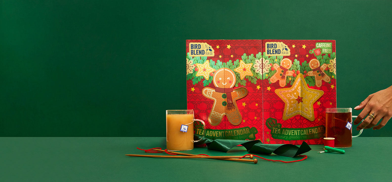tea advent calendars together side by side