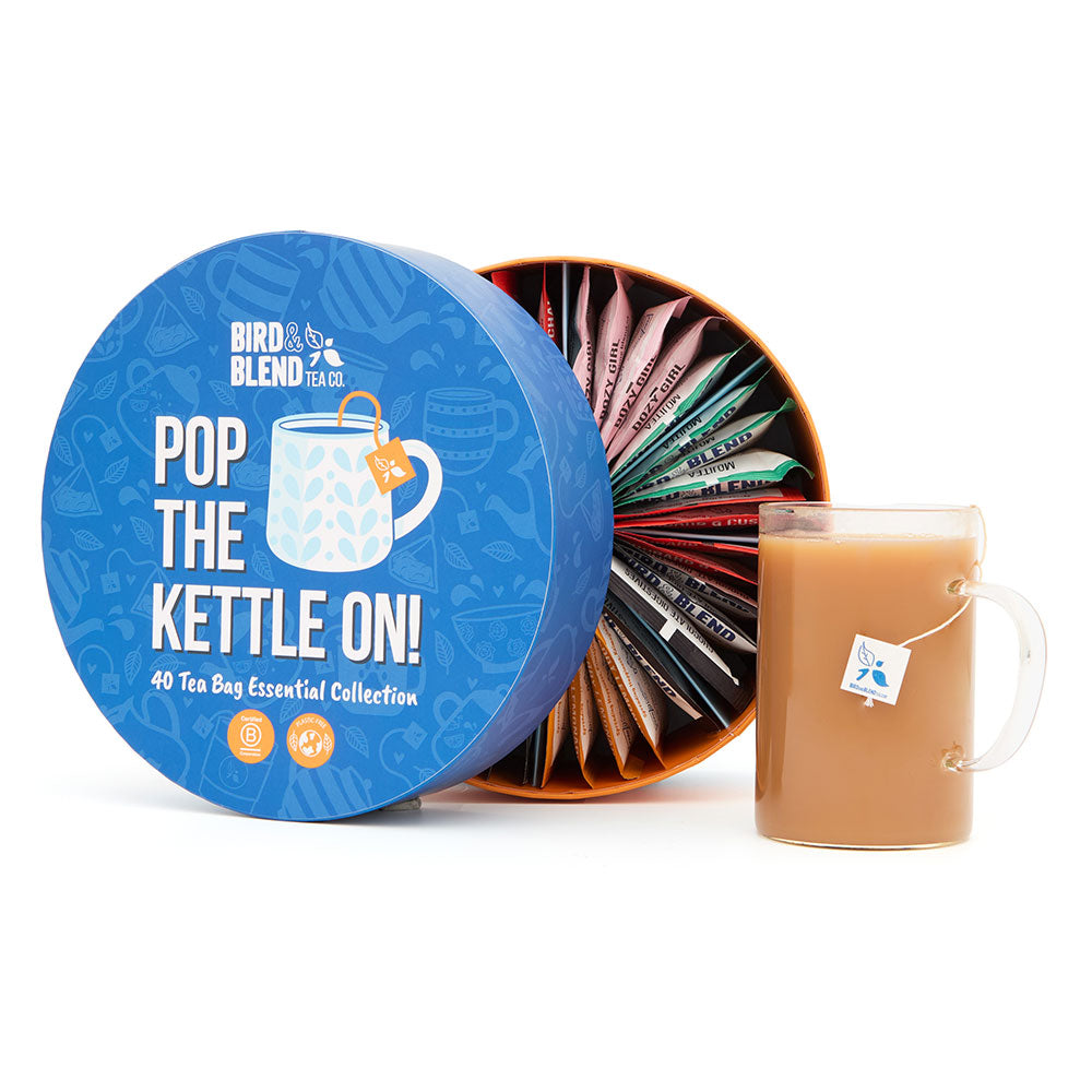 essential tea bag collection 40 tea bags with hot tea