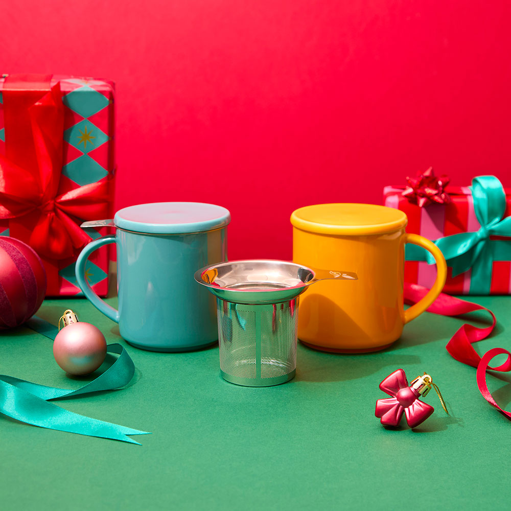 Tea Infuser Mug With Lid