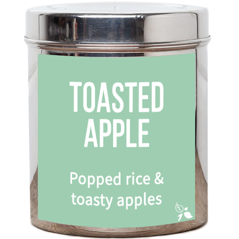 toasted apple loose leaf custom tea tin