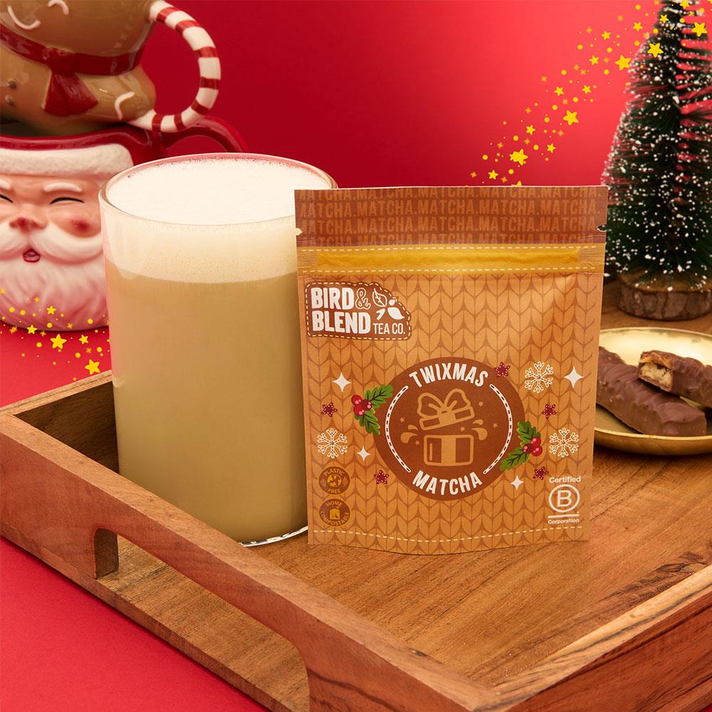 twixmas matcha christmas gifting matcha with hot matcha