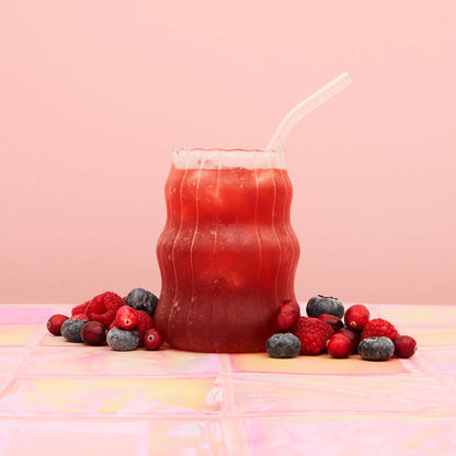 Wicked perfectly pink Glinda berry flavoured iced matcha blend