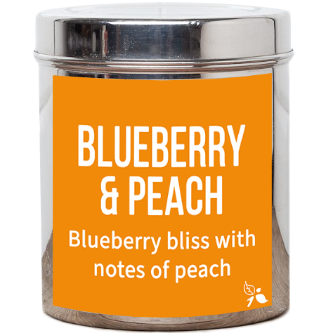 blueberry & peach loose leaf fruit tea