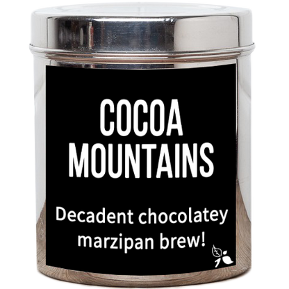 Cocoa mountains black tea tin