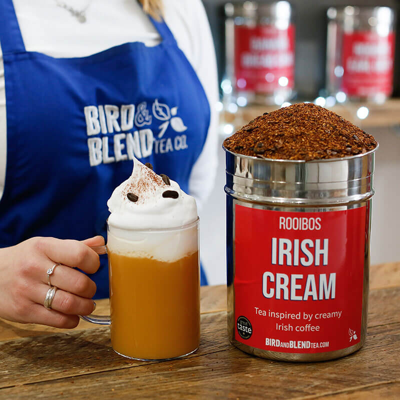 Irish Cream Rooibos Tea Latte