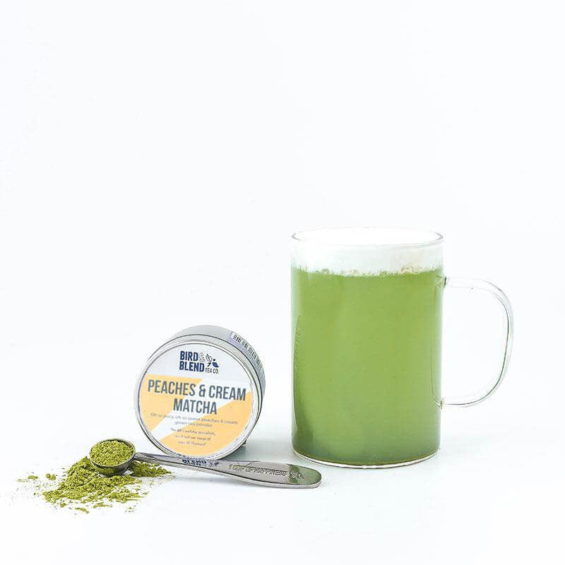 peaches and cream matcha