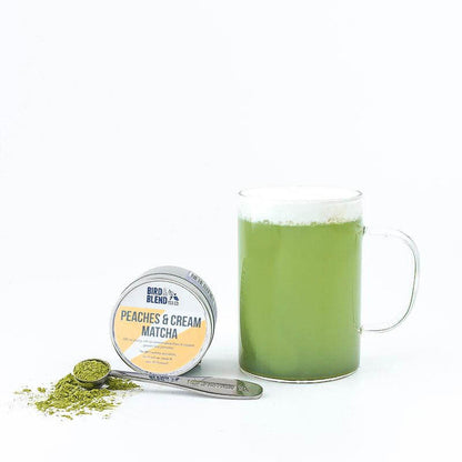 peaches and cream matcha