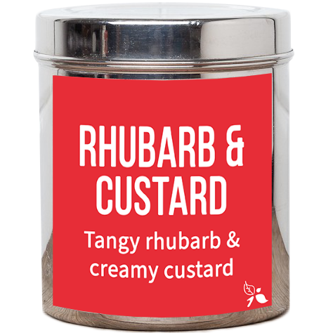 rhubarb &amp; custard loose leaf rooibos tea