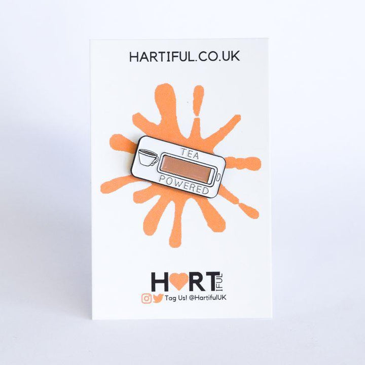 tea pin badge